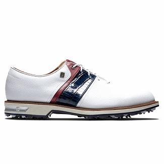 Scarpe Golf Footjoy Uomo Premiere Series Spikes Bianche/Blu Marino/Rosse Italia NOF905324